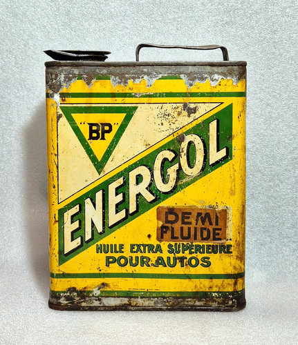 Rare bidon huile energol - rare, bp
