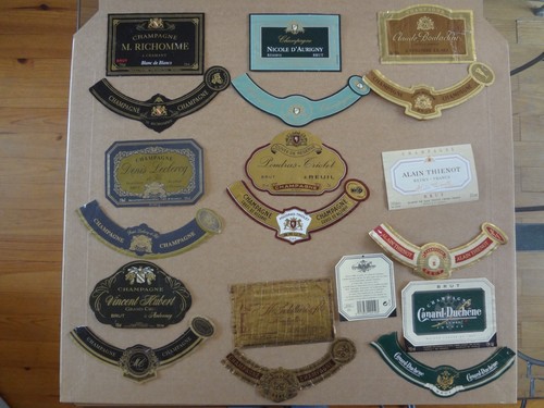 Lot étiquette champagne - de,