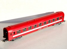 JOUEF HO 5002 VOITURE VOYAGEUR TYPE Y UIC, 1er CLASSE, WAGON PASSAGER ROUGE SNCF