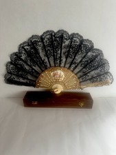 éventail ancien dentelle - en,