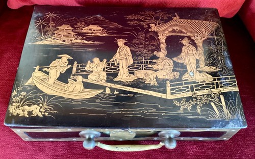 Antique chinese lacquer - chinese, box