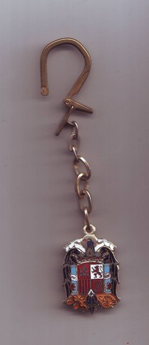 Porte clefs metal - -, blason