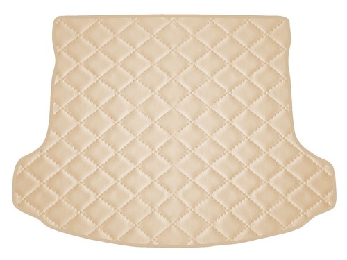 Matelassé cuir éco beige - matelassé,
