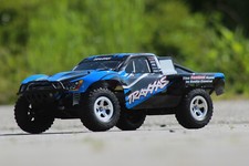 Traxxas 58024 Bleu R SLASH Rtr Sans Akku / Chargeur Auto RC Neuf Emballage 1:10