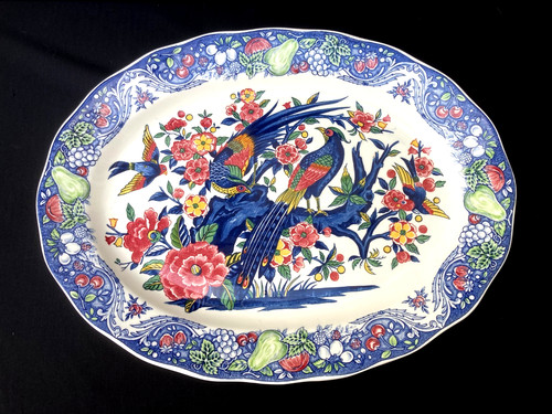 Grand plat ovale céramique - plat,