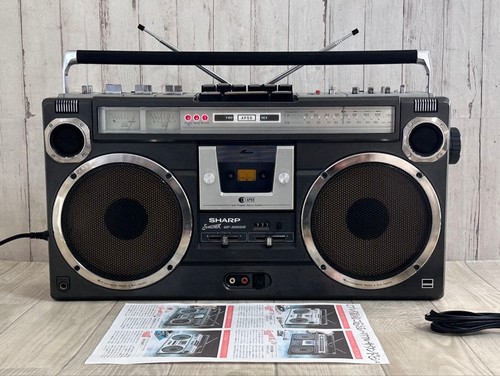 Sharp 305 vintage boombox - sharp,