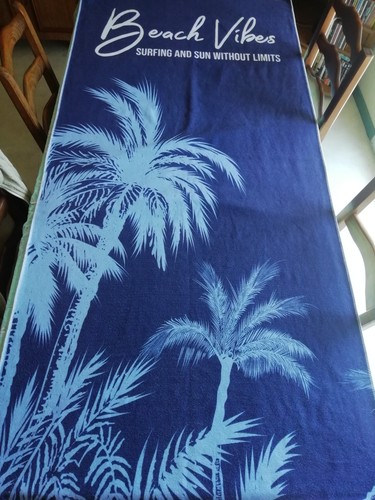 Drap plage bleu - drap, de