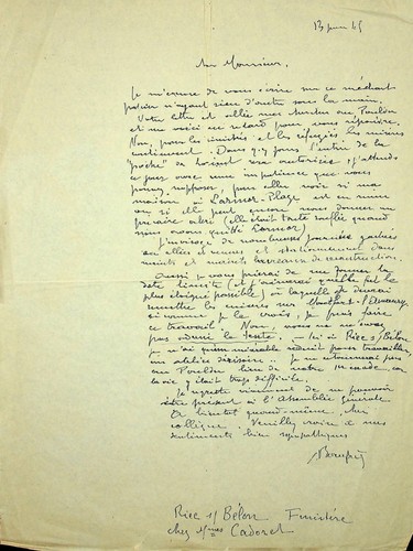S adolphe beaufrere - ✒, l.a.s