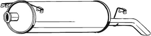 Silencieux final 135 - -037, bosal