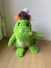 peluche hippopotame crocodile keel toys beret ecossais Vintage