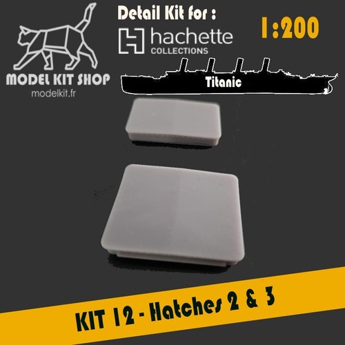 2022 titanic hachette 200 - titanic, 1:200