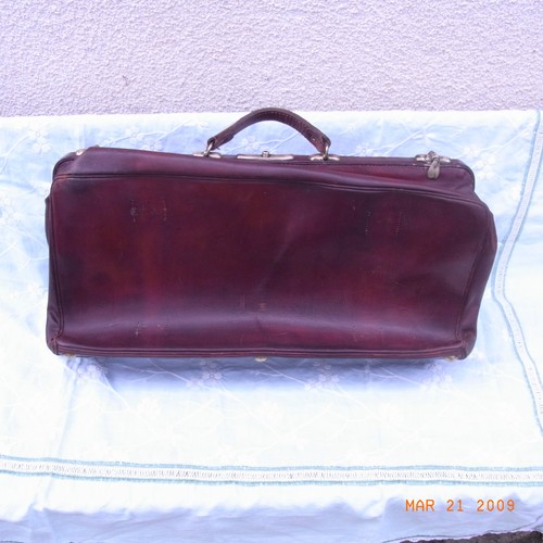 Ancienne valise cuir sac - ancienne,