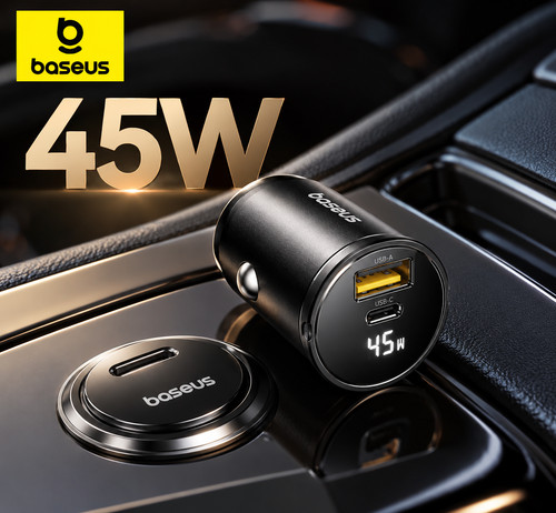 Baseus chargeur voiture - chargeur, 45w