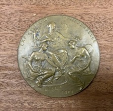 Médaille En Bronze, Exposition Universelle , Signée Paul Dubois, 1905
