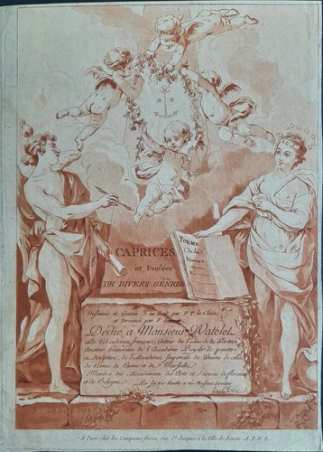 Frontispice des caprices - caprices, et