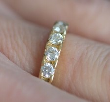 Belle demi alliance en or