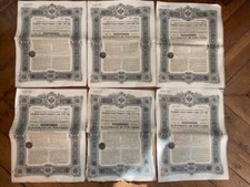 Emprunt Russe - Russian Loan - 187,5 R - 1906 -  Lot de 6.