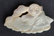 JOLI PLAQUE APPLICATION ORNEMENT EN NACRE GRAVEE