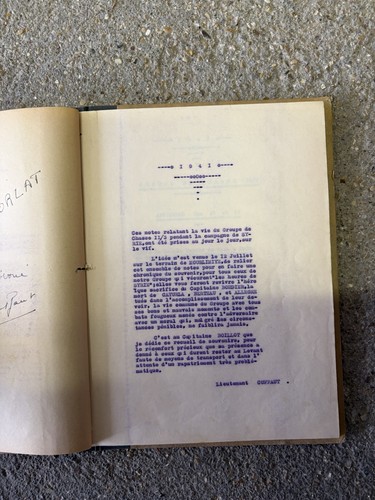 Rare document historique 1941