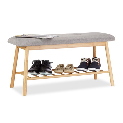 Banc chaussures bambou - chaussures,