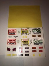 1/25 AMT DECALQUES POUR MAQUETTE CAMION US NEUF