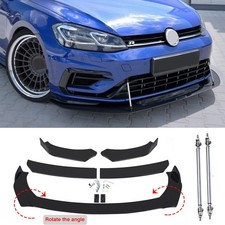 Spoiler Avant Lèvre Tasse + tiges de support Pour  Golf MK4 MK5 MK6 MK7