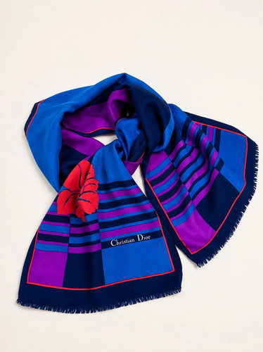 Foulard christian dior soie - en,