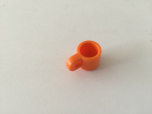 Tasse orange pièce détachée