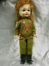 MILITARIA RARE POUPÉE BERNA PARACHUTISTE MILITAIRE HABIT ORIGINE  JOUET TOY DOLL