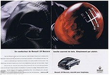 PUBLICITE ADVERTISING 105  1993  RENAULT 19 BACCARA (2p)