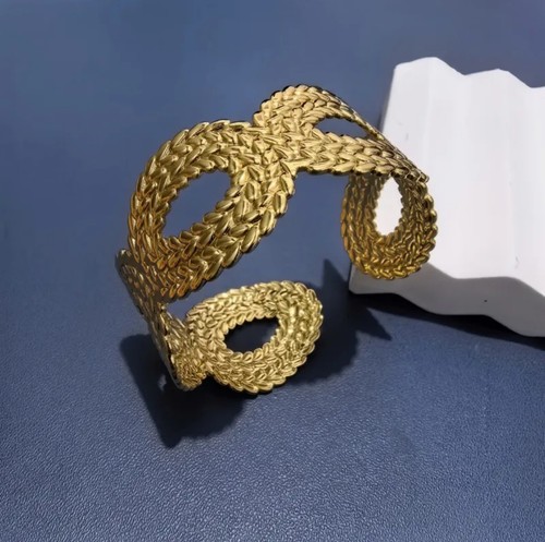 Bracelet jonc large épi - jonc, "Épi