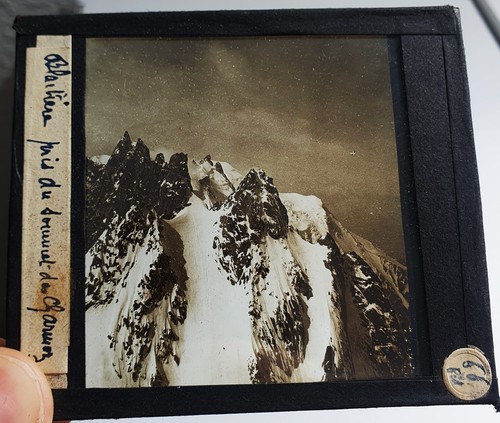 Photo plaque verre début - , 1900