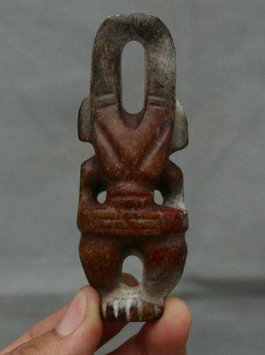 9cm hong shan culture - old, jade