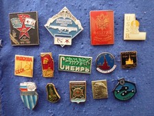 lot de pin's sur l'union soviétique