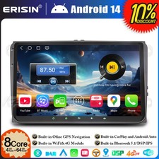 9"64GB Android 14 GPS Autoradio OPS for VW Passat Polo 6R Golf 5/6 Tiguan Touran
