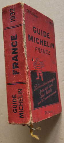 Guide michelin france 1932 - guide,