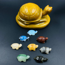 Figurine tortue sculptée à