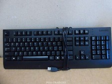 Clavier d'ordinateur de bureau filaire USB Lenovo SD50L80070 QWERTY NOIR / NOIR