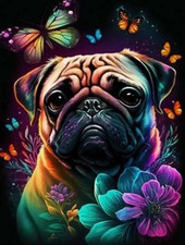 Diamond Painting Chien Carlin