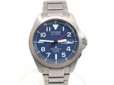 Montre Citizen Promaster Land AT6080-53L Eco-Drive Titanium bleue JP