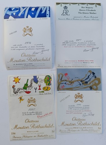 Lot étiquettes vin château - 4,