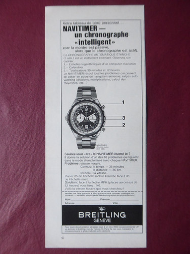 1972 pub montre - 10/1972,