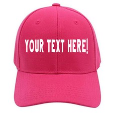 YOUR TEXT Pink Baseball