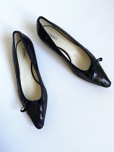 Ballerines sequins miu - à,