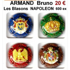 Capsule De Champagne ARMAND BRUNO blasons Napoléon 600 ex