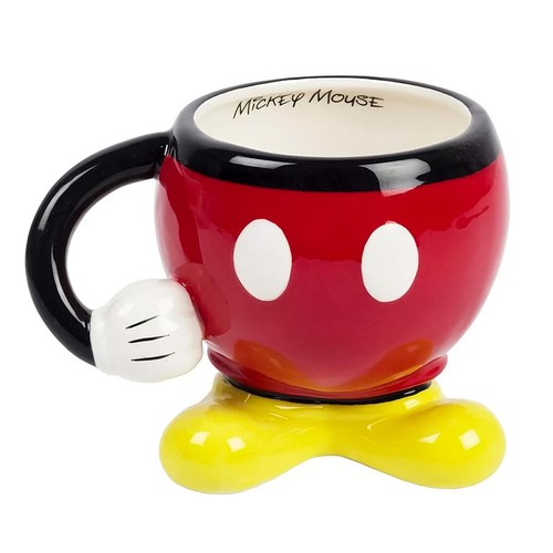 Mug moulé rouge mickey - rouge, mouse
