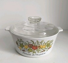 Cocotte L'échalote  La Marjolaine, Corning Ware Couvercle 19,5 Cm