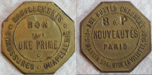 Jeton token aux - token, bp