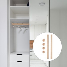  2 Pcs Tringle Armoire