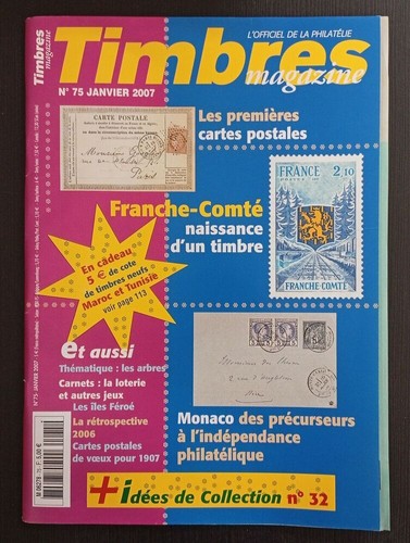 Revue timbres magazine 75 - revue,